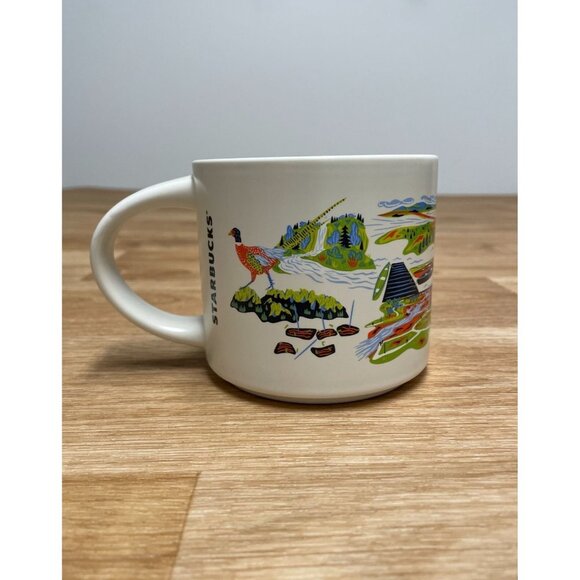 STARBUCKS DISCOVERY SERIES COFFEE MUG SOUTH DAKOTA 14 OZ NEW IN BOX FULL SIZE - Picture 3 of 7